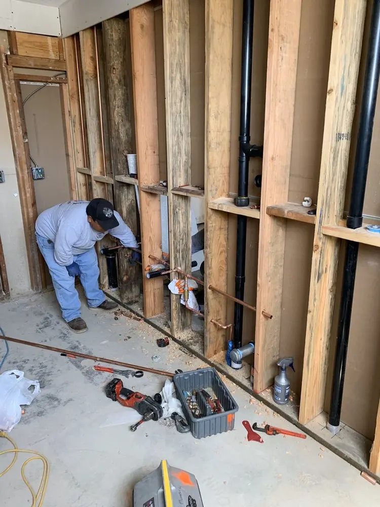 Commercial rough-in plumbing for Water Heater Replacement in Atascadero